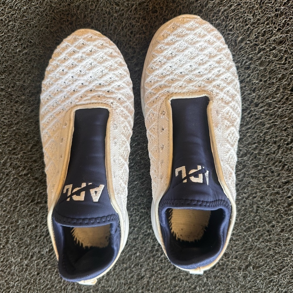 APL White and Blue Slip-On Sneakers size 6.5